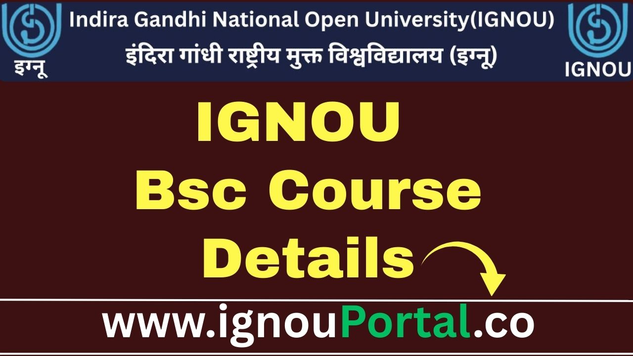 ignou Bsc Course
