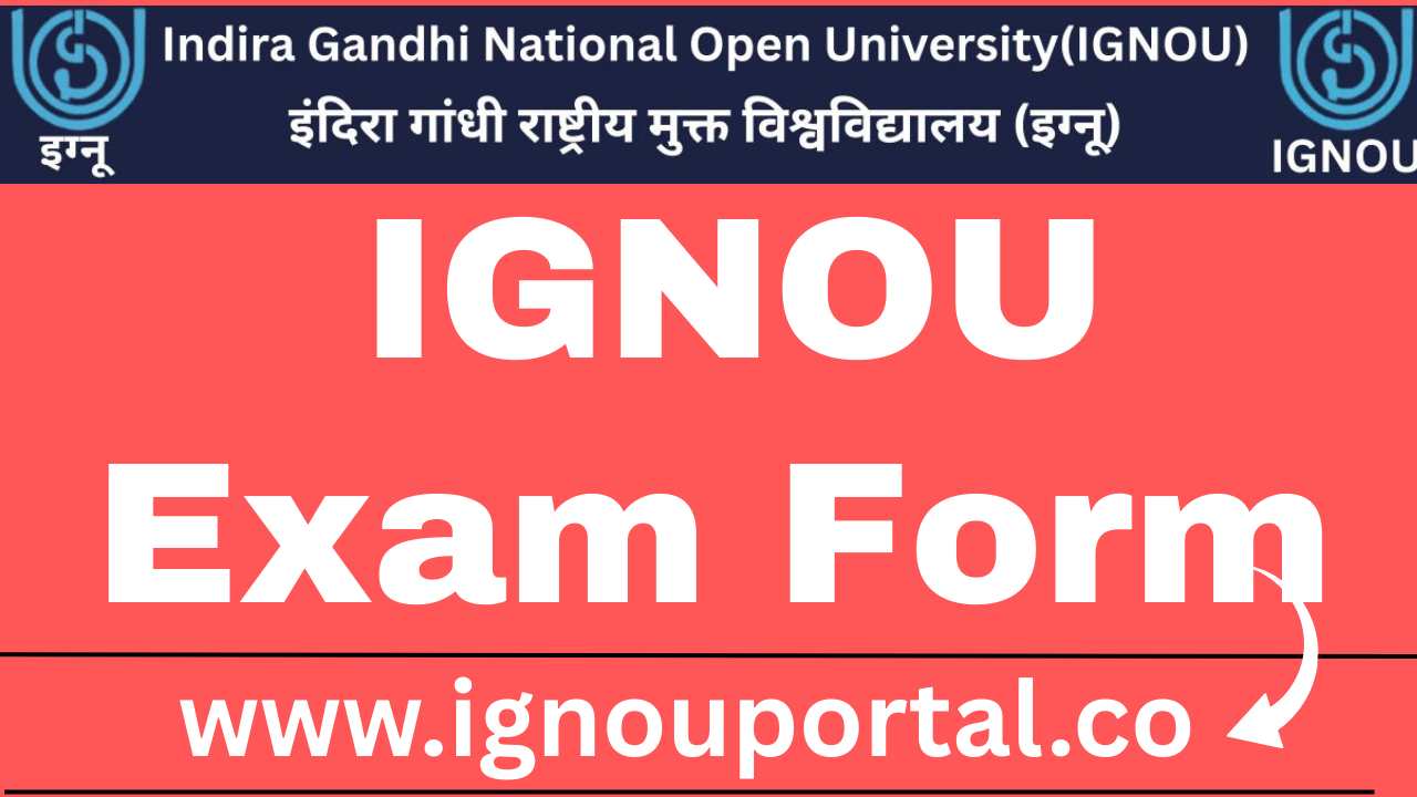 IGNOU Exam Form 2026